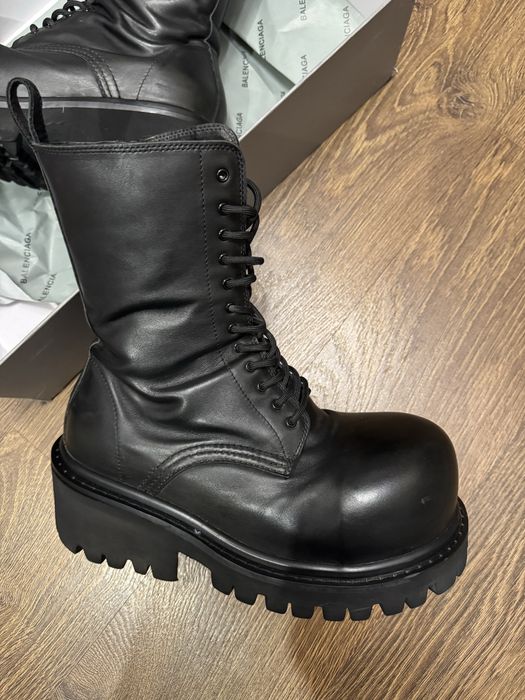 Balenciaga Stomper Boots Шкіряні