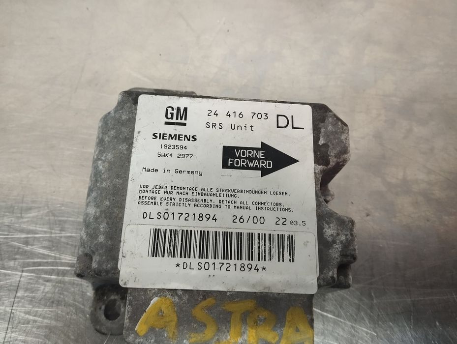 Centralina Airbag OPEL ASTRA G Hatchback - 24416703
