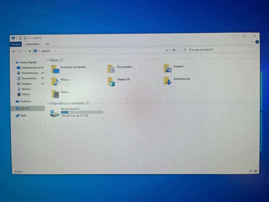 Computador NUC Intel i3-3217U + monitor, teclado e rato Dell