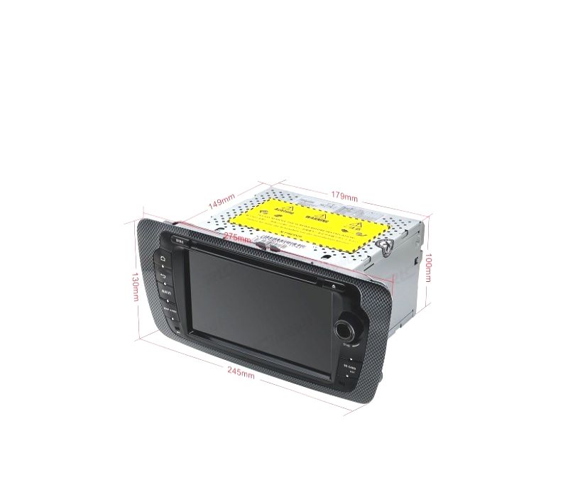 AUTO RADIO GPS LCD TÁCTIL 7" PARA SEAT IBIZA 6J MK4 ANDROID 12 CARPLAY