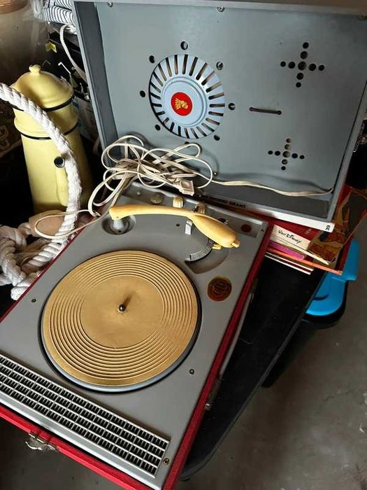 Gira discos antigo platine Audax - raro antigo