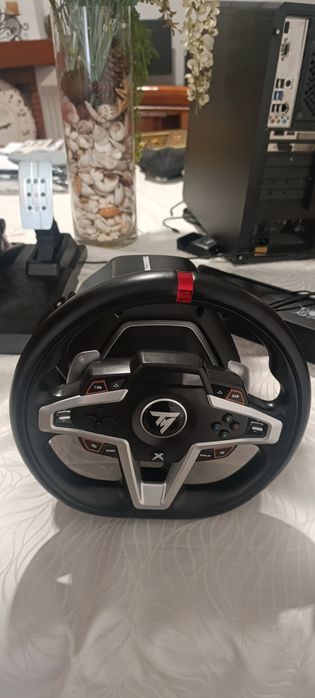 Volante T248 NOVO + Pedais Com Garantia e Fatura