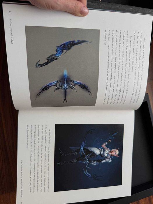 World of Warcraft коробка War Within с немецким артбуком без статуи