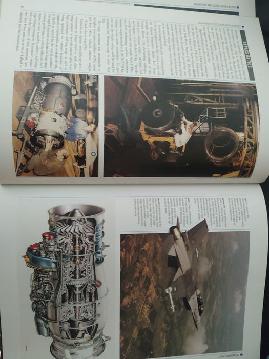 Livro aviação militar "Aviation Record Breakers"