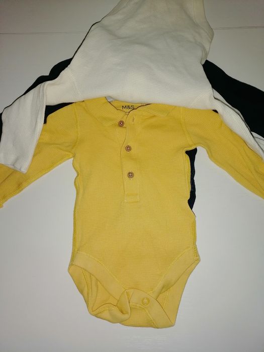 Body chłopięce M&S 0-3msce 56 62