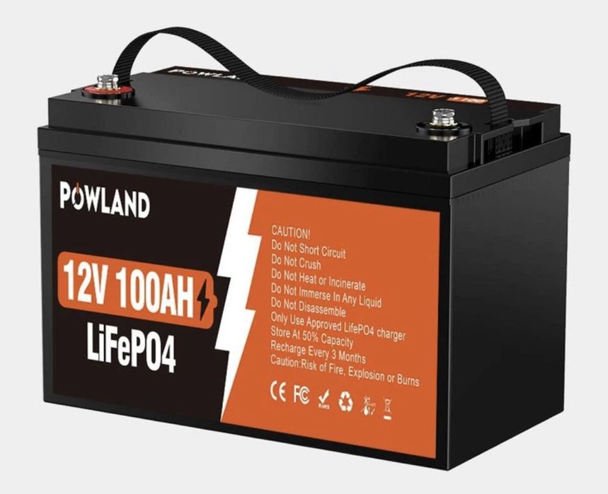 Аккумулятор POWLAND 12V 100AH LiFePO4