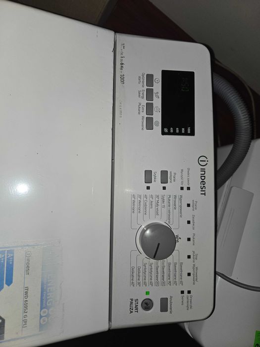 Pralka Indesit 40cm Wsad 1-6 kg 1000 obr. Waga Klasa A 2 plus. PL Menu. Gwarancja! Po serwisie.Tanio