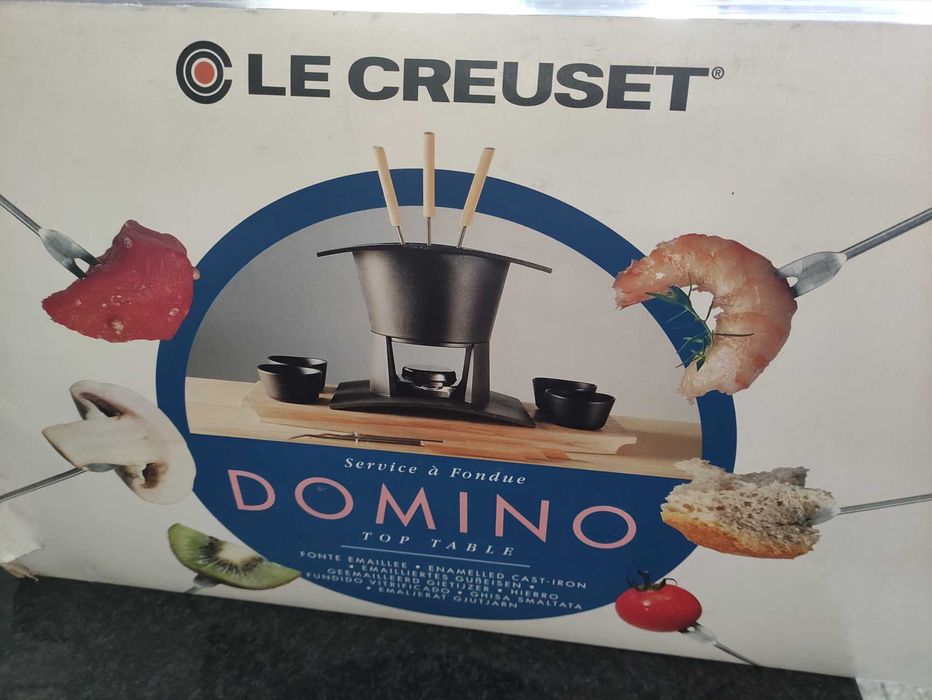 Fondue Le Creuset em ferro fundido