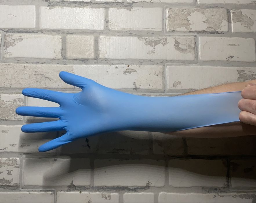 Нітрилові рукавички Mercator Nitrylex медичні перчатки нитриловые