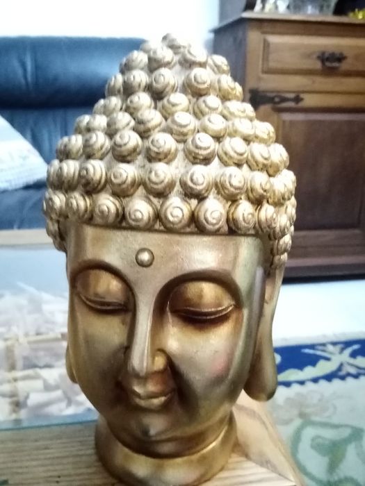 Estatueta de cabeça de Buda