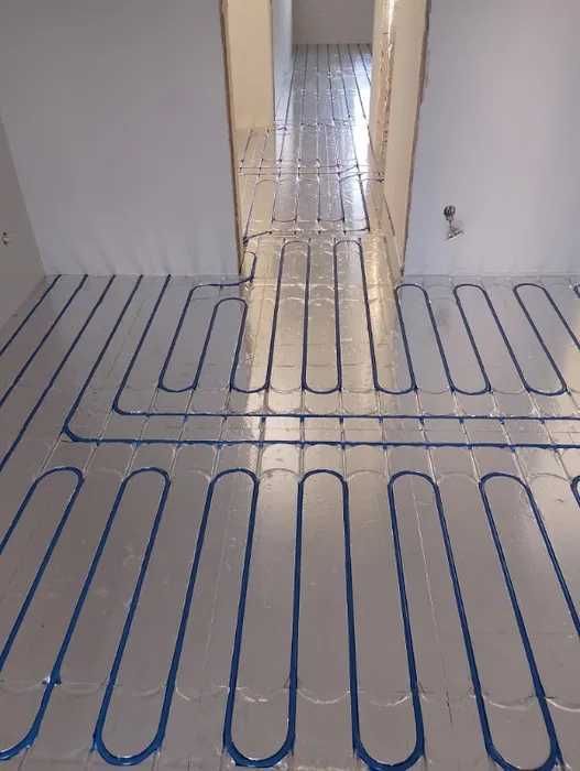 Frezowanie pod ogrzewanie podłogowe tradycyjne XPS sterowanie