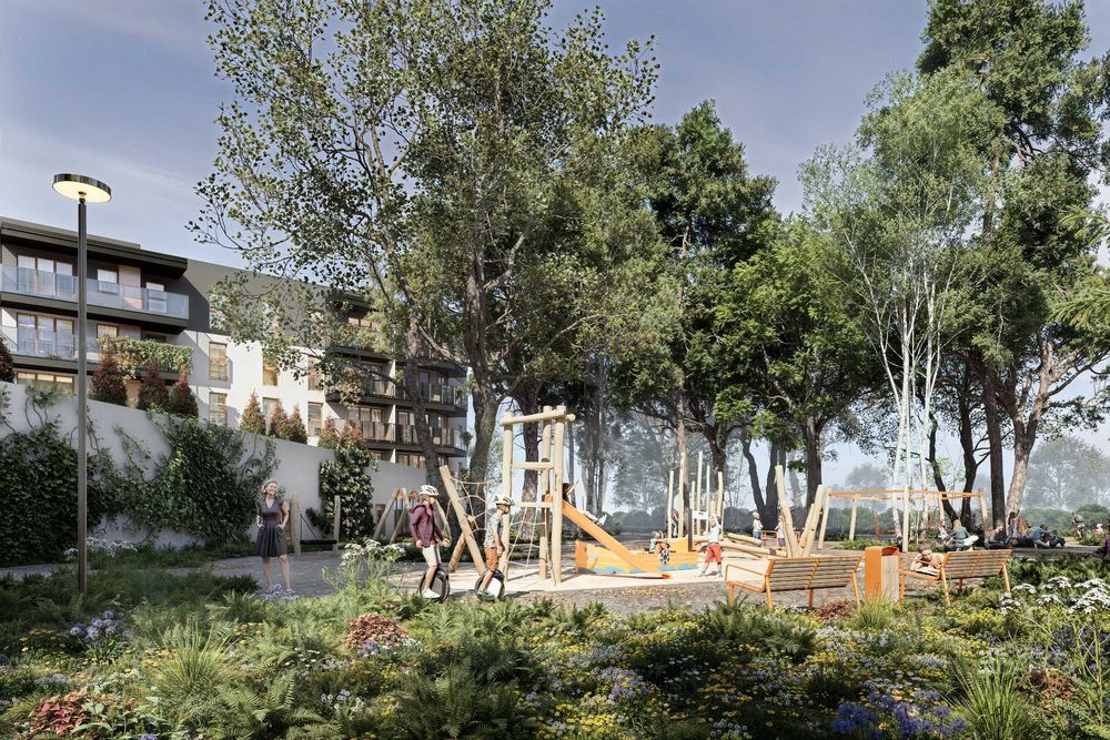 OSTOJA PARK - 3 pokoje, 56,75 m2, balkon 9 m2