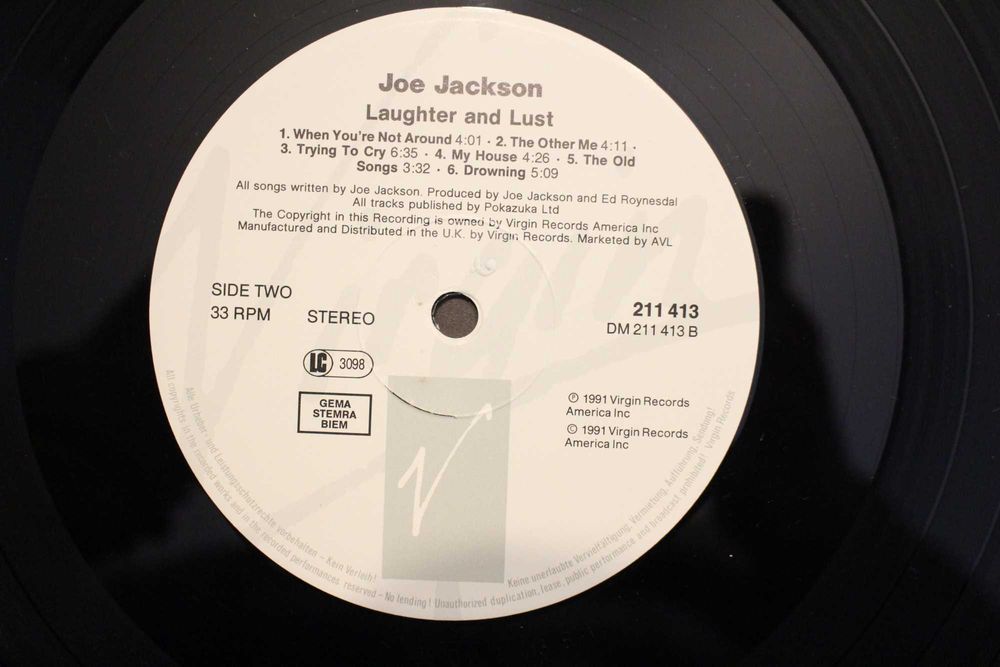 LP Joe Jackson – Laughter & Lust BDB- Germany