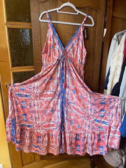 Corte Hindu - Jedwabna maxi sukienka – absolutna perełka