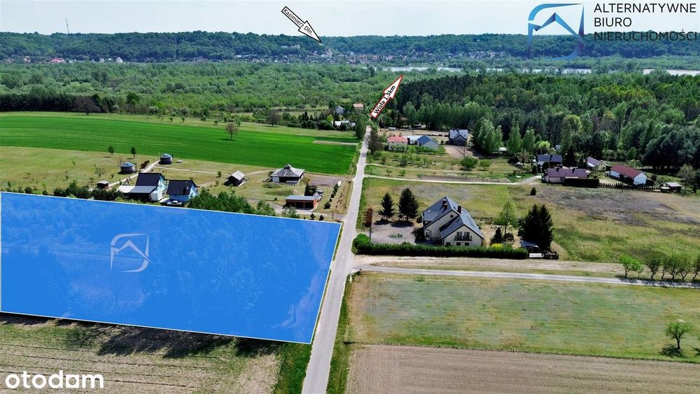 Działka z widokiem na Kazimierz Dolny 1km od Wisły
