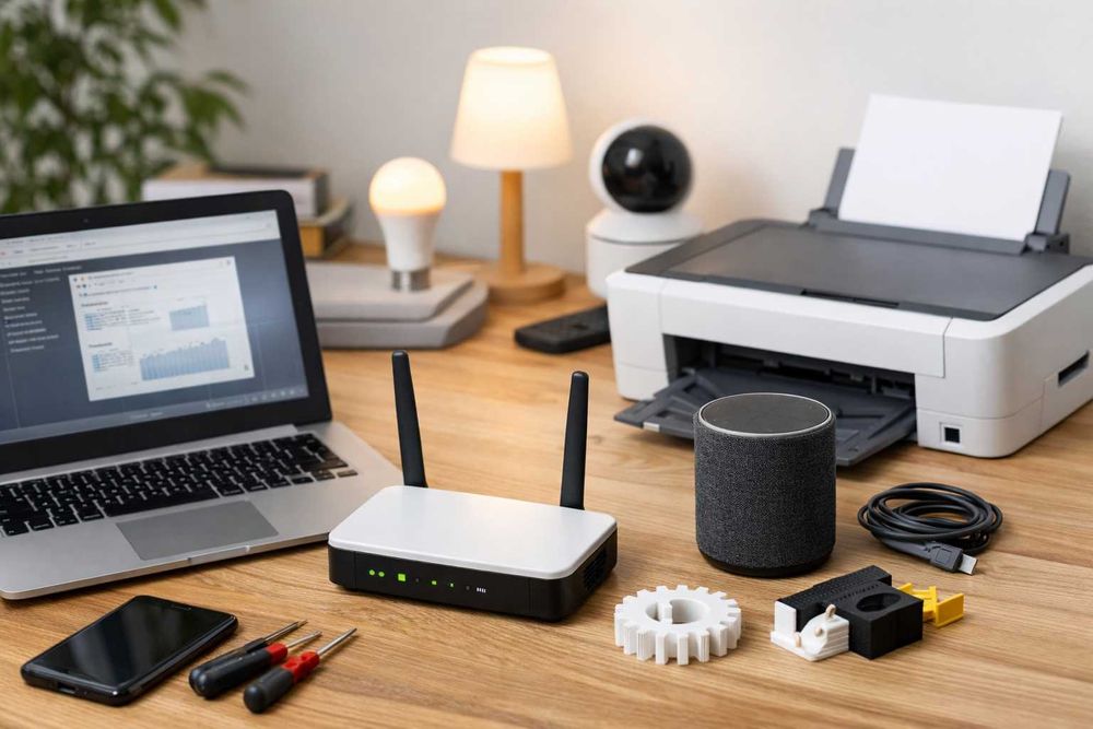 Pomoc IT| Smart home| Konfiguracja sprzętu |Dojazd |Druk 3D| Projekty