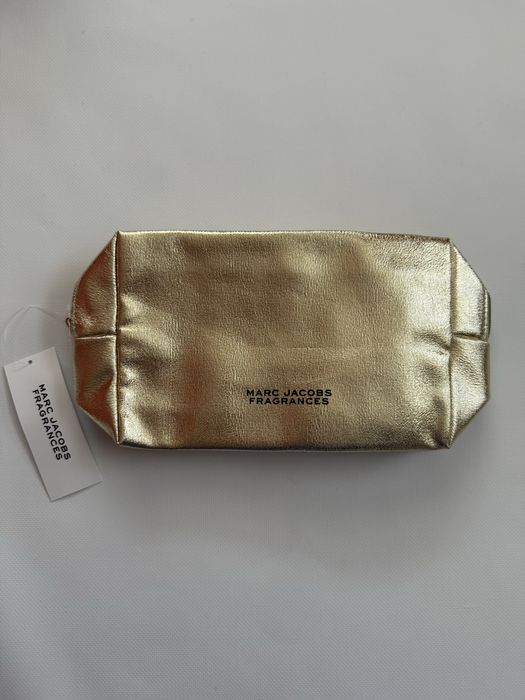 Косметичка золотиста середня Marc Jacobs
