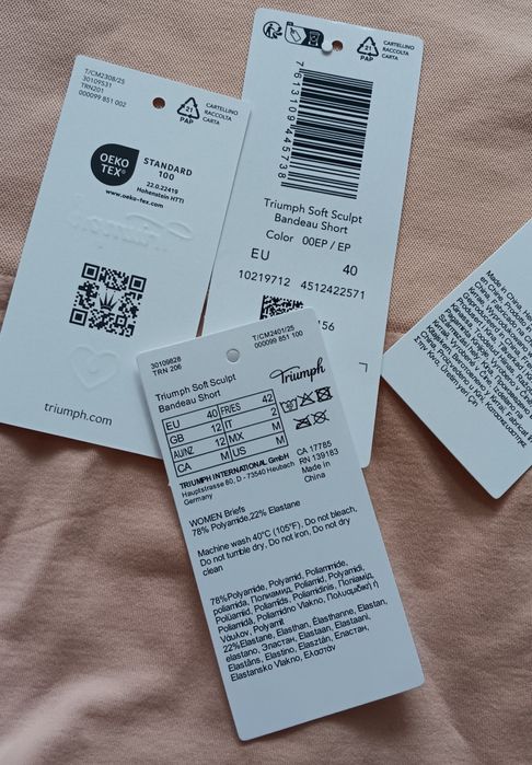 Triumph Soft Sculpt Bandeau Short szorty modelujące rozm. 40