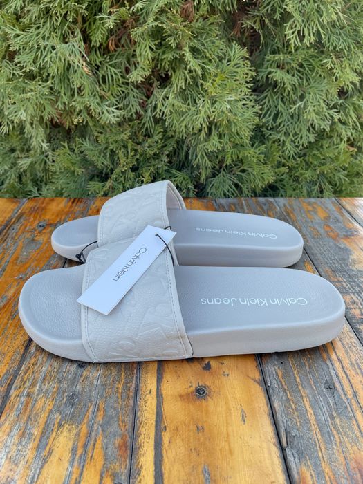 Шлепанцы calvin klein (ck slide sandal)с америки 7us,8us,9us,12us !!ОСТАННІ!!