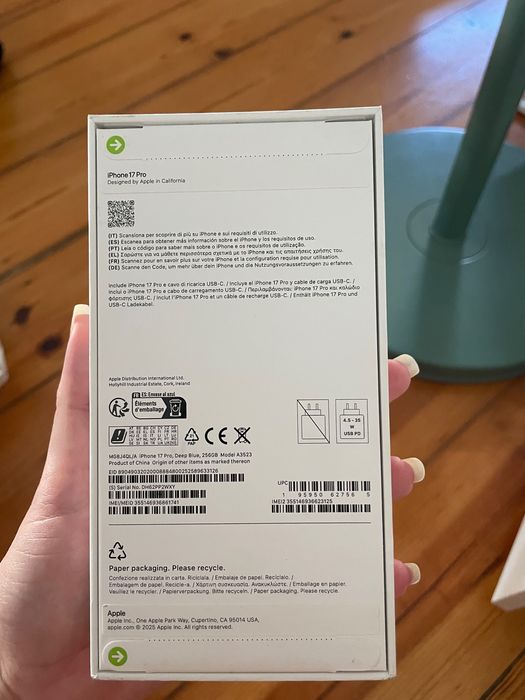 Iphone 17 Pro Novo nunca usado