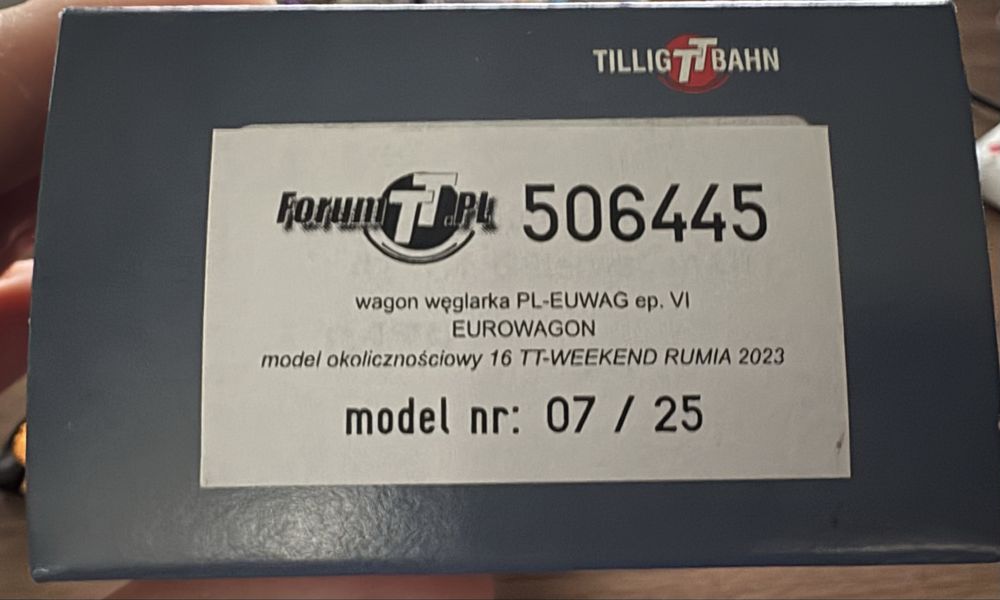 Wagon węglarka Eurowagon wersja limitowana