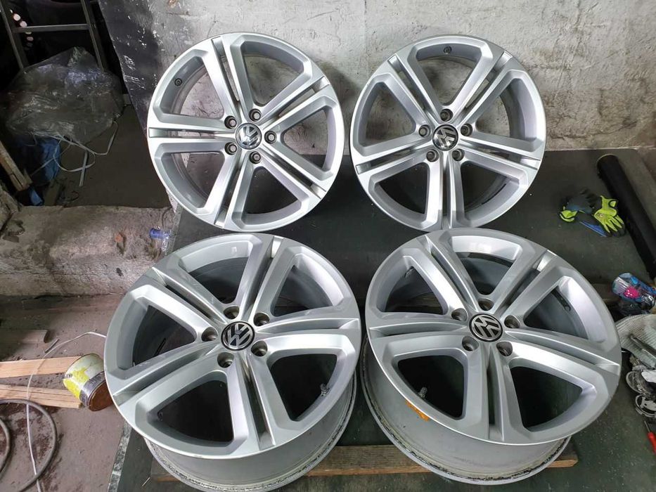 Felgi aluminiowe VW R18 5x112 8JX18H2 ET 41 VW Skoda Audi Seat czujniki TPMS