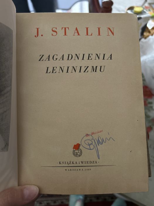 Ksiazki z czasow PRL 1949r