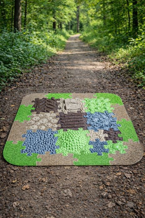 Duża mata sensoryczna Muffik - Las + Prezent