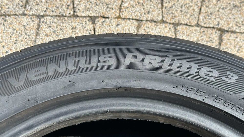 Komplet 195 55 R16 87V Hankook Ventus Prime3 bieżnik 2x7,1mm 2x6mm