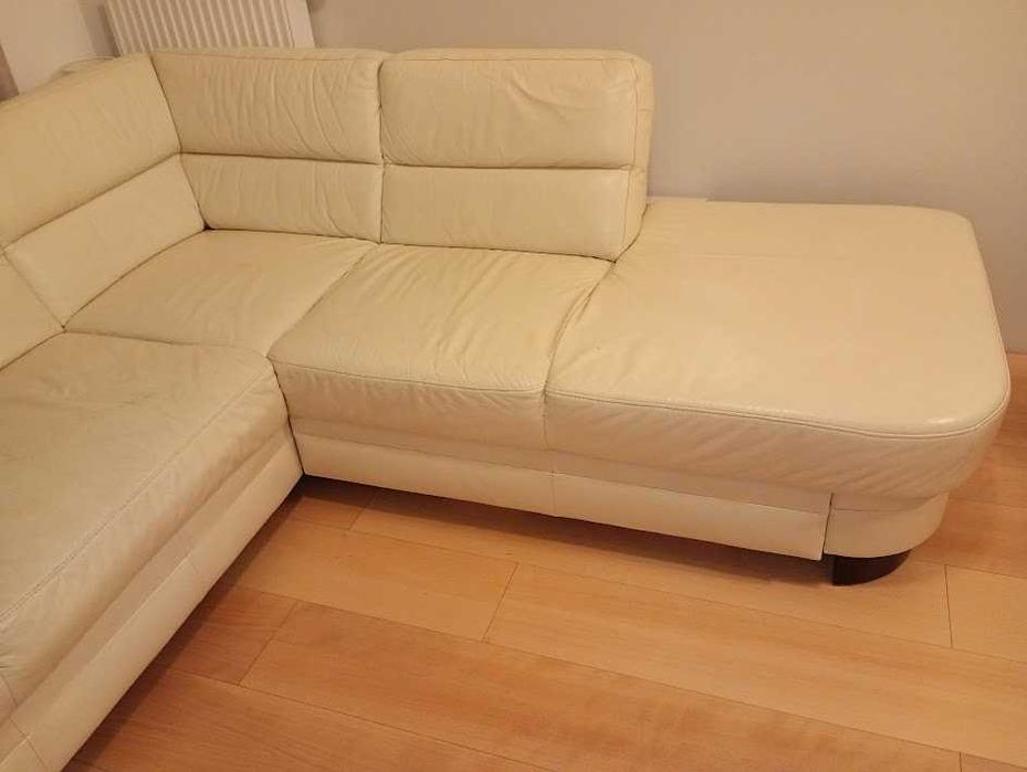 Sofa narożna skórzana