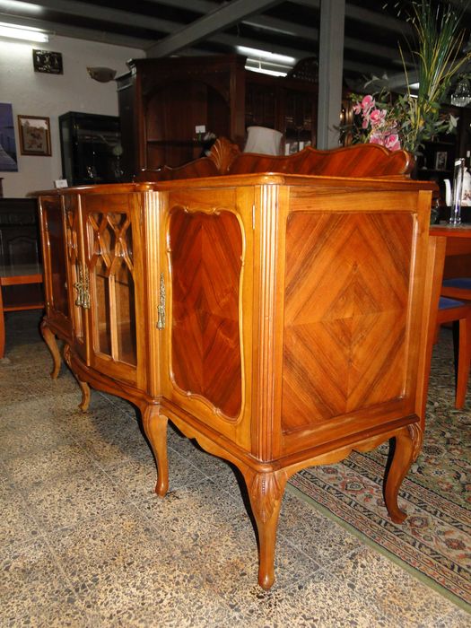 Aparador antigo em madeira estilo Queen Anne - óptimo estado