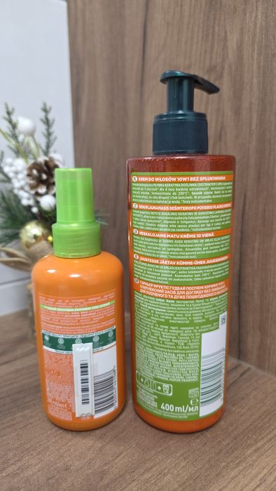 Набір крем і спрей для волосся Garnier Гуд бай посічені кінчики