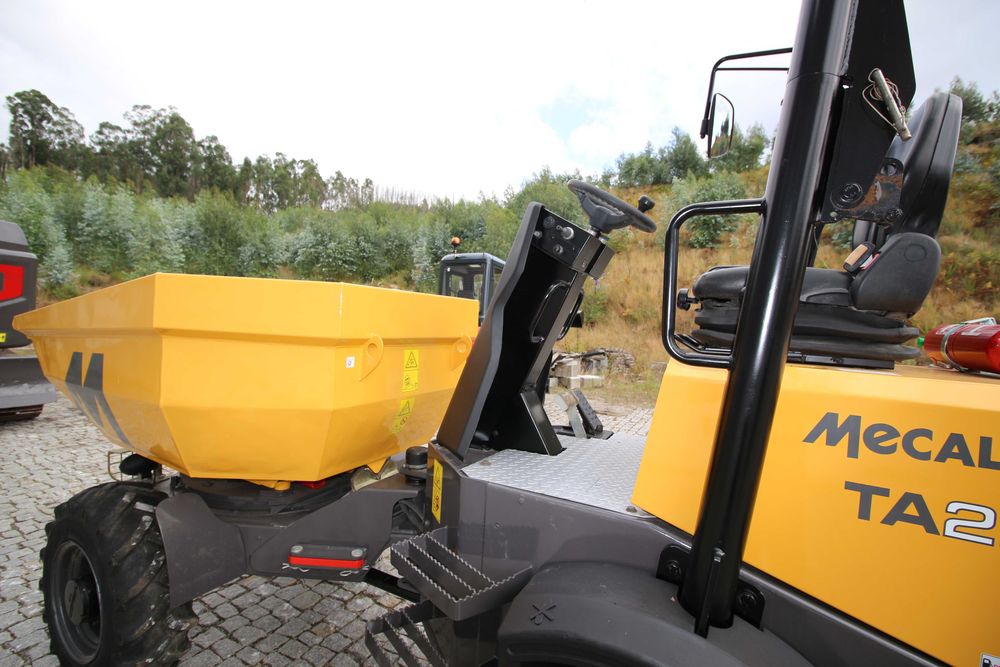 Dumper articulado Tração integral |Mecalac TA2sh | Dumper 2 Ton | Compacto | 1000 horas de garantia| 12 meses
