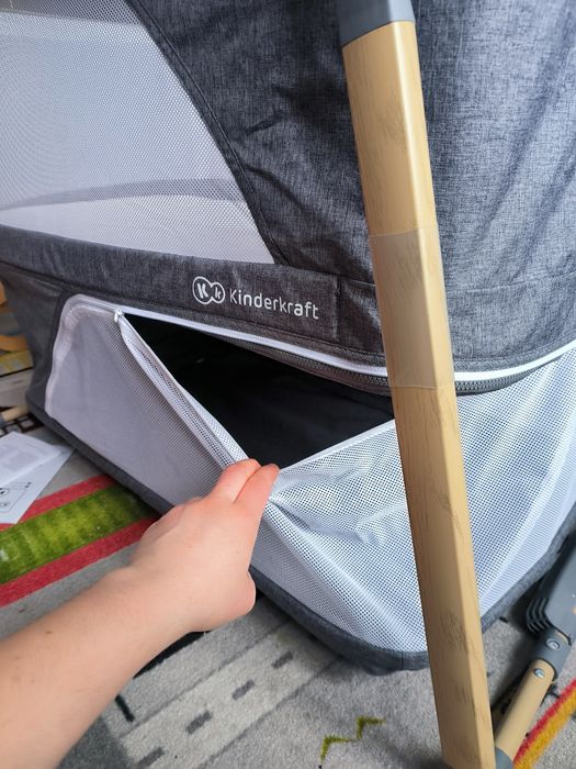 Kinderkraft SOFI dwupoziomowe  turystyczne łóżeczko 4w1 - bujak,