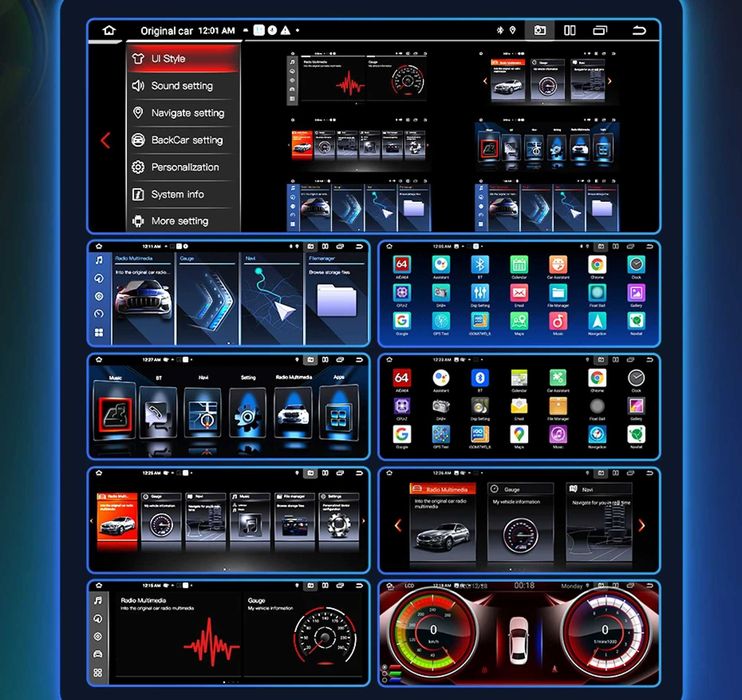 Autorrádio Android 14 BMW Série 3/4 F30 F31 F32 F36 — 10,25" CarPlay Android Auto