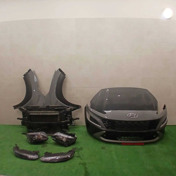 Hyundai Kona Electric бампер передний кона електро запчасть деталь