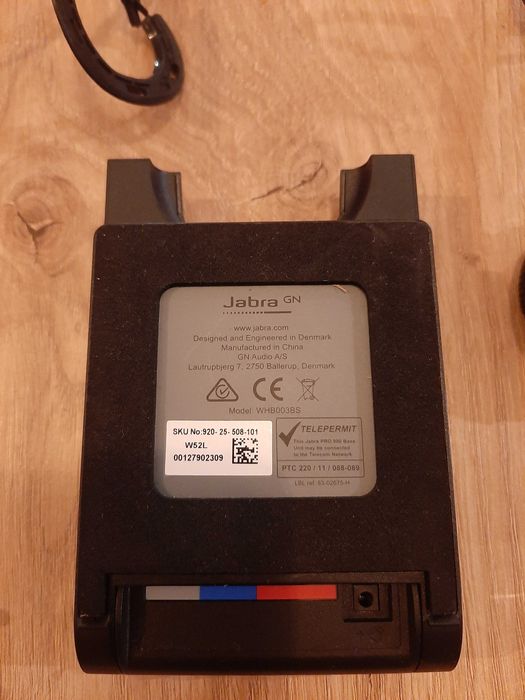 Zestaw Słuchawkowy Jabra Pro 920 Duo Base WHB003BS