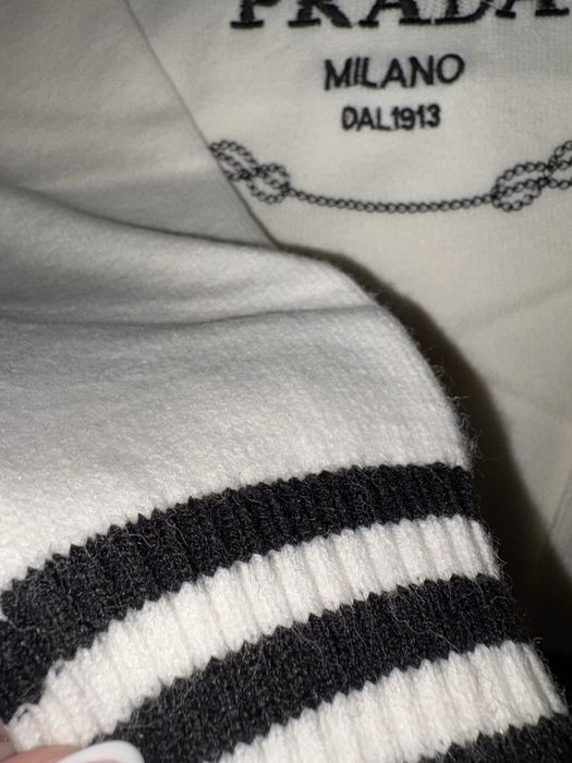 Жіночий светр прада білий,чорний,сірий, женский свитер прада черный