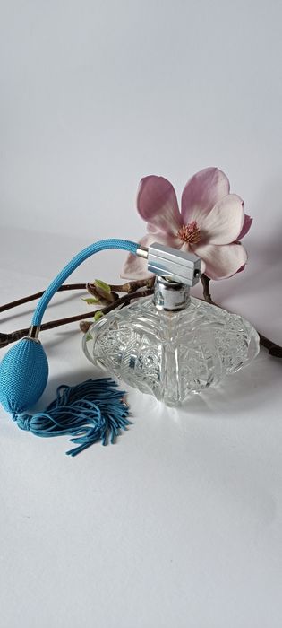 Perfumetka retro szkło kryształowe