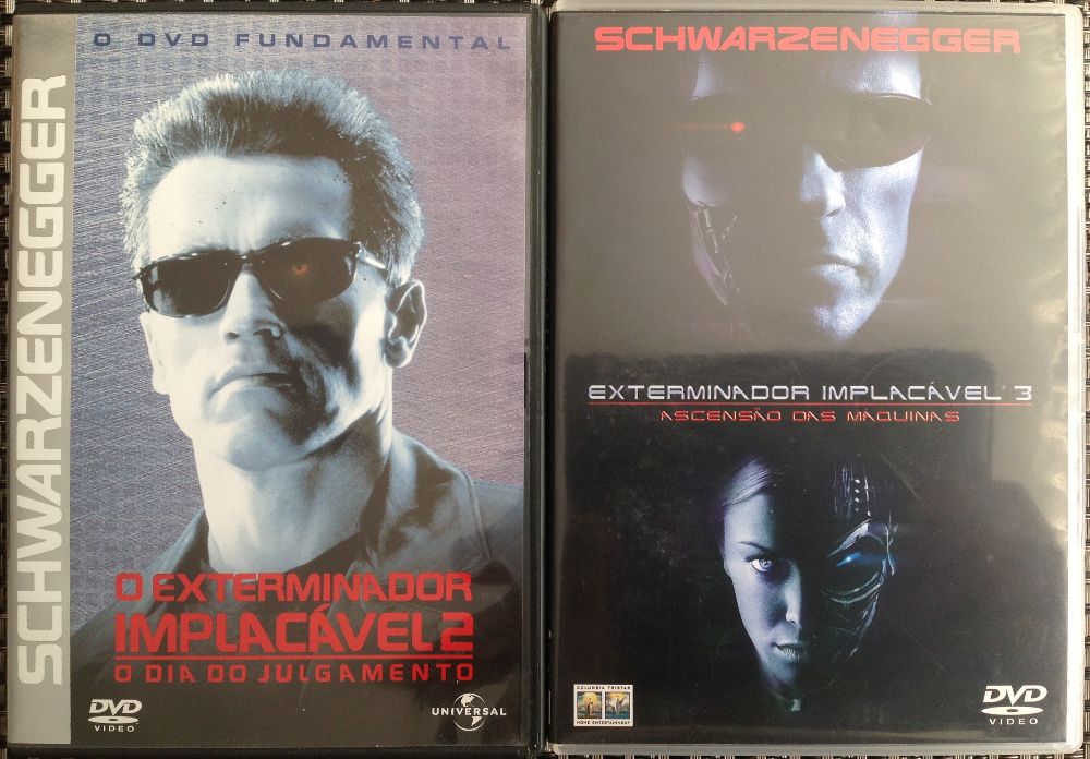 Arnold Schwarzenegger - 10 DVDs - Raros - Muito Bom Estado