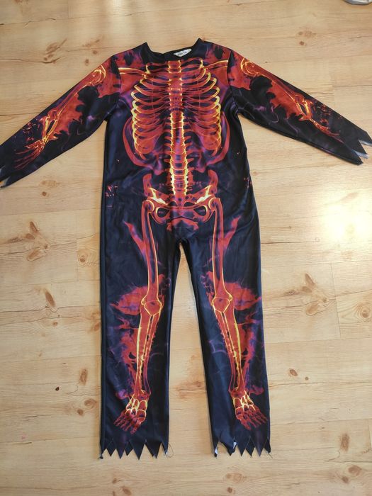 Szkielet kościotrup halloween strój bal 140