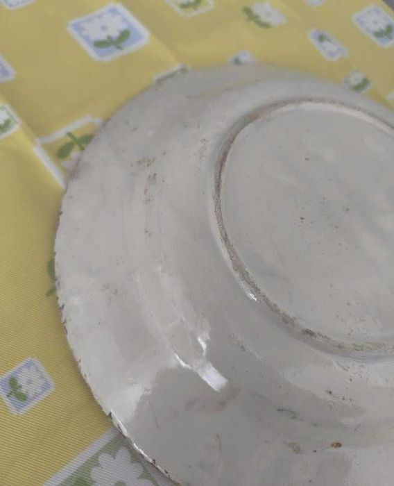 tigela cerâmica centenária pintada á mão ideal para colecionadores