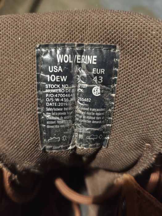 Buty  robocze WOLVERINE  43