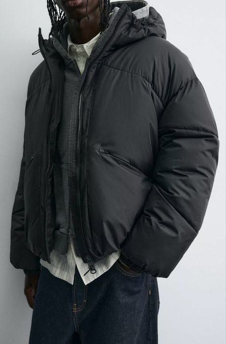 Куртка пуфер зара зимова Zara