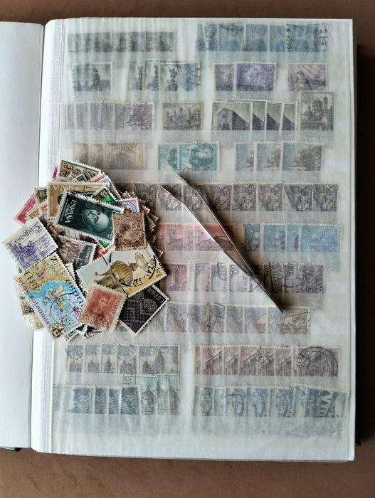 Lote de selos usados (CTO), Espanha