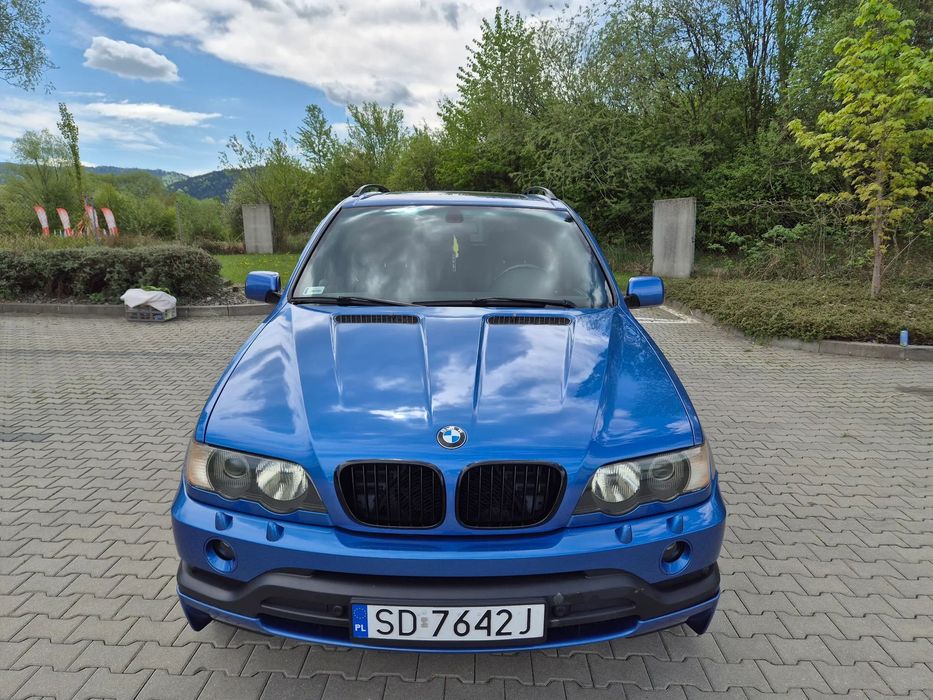 BMW X5 BMW X5 4.6is 347 KM Estorilblau 2001 bardzo zadbany egzemplarz