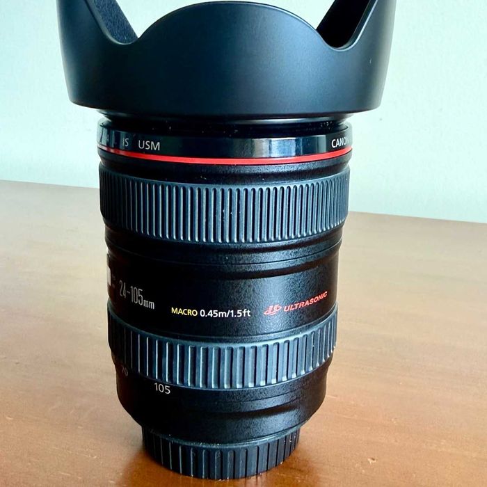 Objetiva Canon EF 24-105mm f/4L IS USM (como nova)