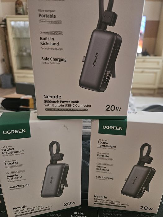 Ugreen Nexode 5000mAh 20W, компактний повербанк