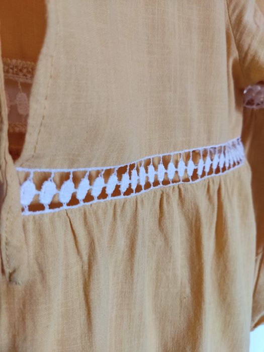 Vestido curto Amarelo