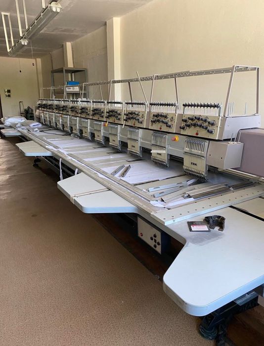 Вишивальна машина ZSK L1211-700, 12 голів, глибина поля вишивки